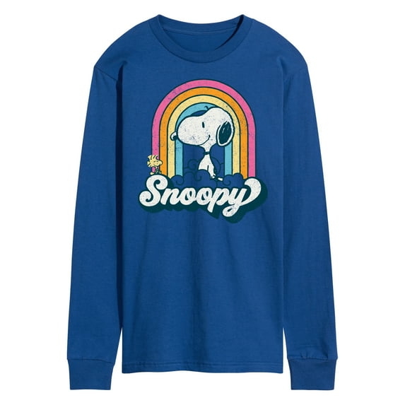 Peanuts - Snoopy Rainbow Clouds - Men's Long Sleeve T-Shirt