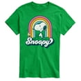 thumbnail image 1 of Peanuts - Snoopy Rainbow Clouds - Men's Short Sleeve Graphic T-Shirt, 1 of 6