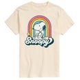 thumbnail image 1 of Peanuts - Snoopy Rainbow Clouds - Men's Short Sleeve Graphic T-Shirt, 1 of 6