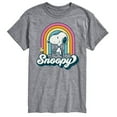 thumbnail image 1 of Peanuts - Snoopy Rainbow Clouds - Men's Short Sleeve Graphic T-Shirt, 1 of 6