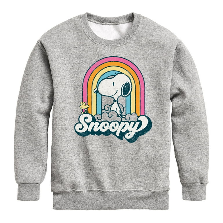 Rainbow sales snoopy sweater