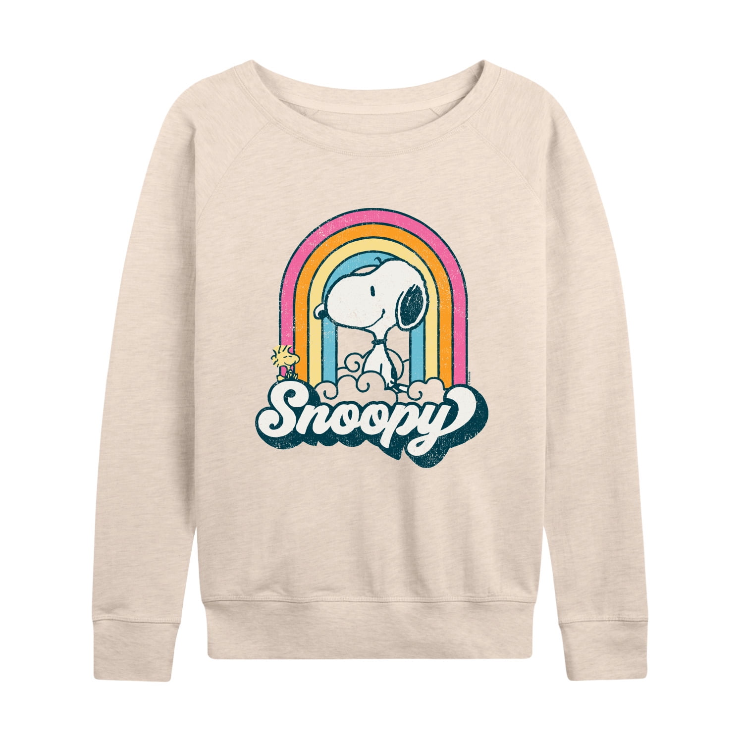 Écru FEMME Robe Pyjama Snoopy à col rond et manches courtes de Fall in Love 3255849