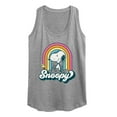 thumbnail image 1 of Peanuts - Snoopy Rainbow Clouds - Women's Racerback Tank Top, 1 of 5