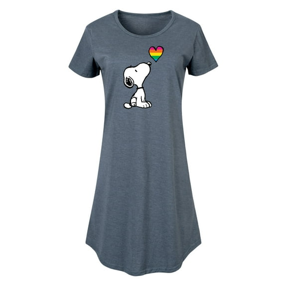 Peanuts - Snoopy Rainbow Heart - Women's Any Way Dress