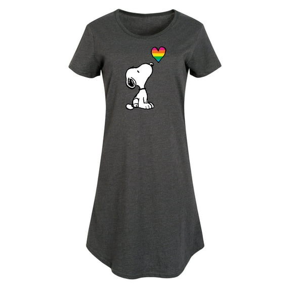 Peanuts - Snoopy Rainbow Heart - Women's Any Way Dress
