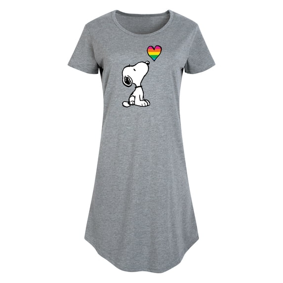 Peanuts - Snoopy Rainbow Heart - Women's Any Way Dress