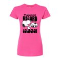 thumbnail image 1 of Peanuts - Snoopy Record Collector - Juniors Fitted Graphic T-Shirt, 1 of 6