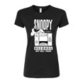 thumbnail image 1 of Peanuts - Snoopy Records - Juniors Fitted Graphic T-Shirt, 1 of 6