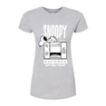 thumbnail image 1 of Peanuts - Snoopy Records - Juniors Fitted Graphic T-Shirt, 1 of 6