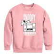 thumbnail image 1 of Peanuts - Snoopy Records - Toddler & Youth Crewneck Fleece Sweatshirt, 1 of 5