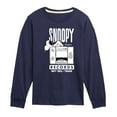 thumbnail image 1 of Peanuts - Snoopy Records - Toddler & Youth Long Sleeve Graphic T-Shirt, 1 of 5