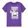 thumbnail image 1 of Peanuts - Snoopy Records - Toddler & Youth Short Sleeve Graphic T-Shirt, 1 of 7