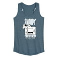 thumbnail image 1 of Peanuts - Snoopy Records - Women's Racerback Tank Top, 1 of 6