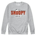 thumbnail image 1 of Peanuts - Snoopy Red - Men's Crew Neck Fleece Pullover, 1 of 6