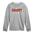 thumbnail image 1 of Peanuts - Snoopy Red - Toddler And Youth Long Sleeve Graphic T-Shirt, 1 of 6