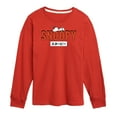 thumbnail image 1 of Peanuts - Snoopy Red - Toddler And Youth Long Sleeve Graphic T-Shirt, 1 of 6