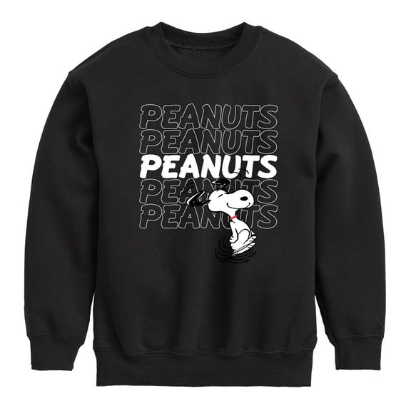 Peanuts - Snoopy Repeat - Toddler & Youth Crewneck Fleece Sweatshirt