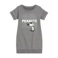 thumbnail image 1 of Peanuts - Snoopy Repeat - Toddler & Youth Girls Fleece Dress, 1 of 5