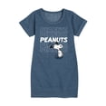 thumbnail image 1 of Peanuts - Snoopy Repeat - Toddler & Youth Girls Fleece Dress, 1 of 5