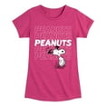 thumbnail image 1 of Peanuts - Snoopy Repeat - Toddler & Youth Girls Short Sleeve Graphic T-Shirt, 1 of 5