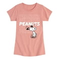 thumbnail image 1 of Peanuts - Snoopy Repeat - Toddler & Youth Girls Short Sleeve Graphic T-Shirt, 1 of 5