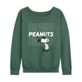 thumbnail image 1 of Peanuts - Snoopy Repeat - Women's Lightweight French Terry Long Sleeve Shirt, 1 of 5