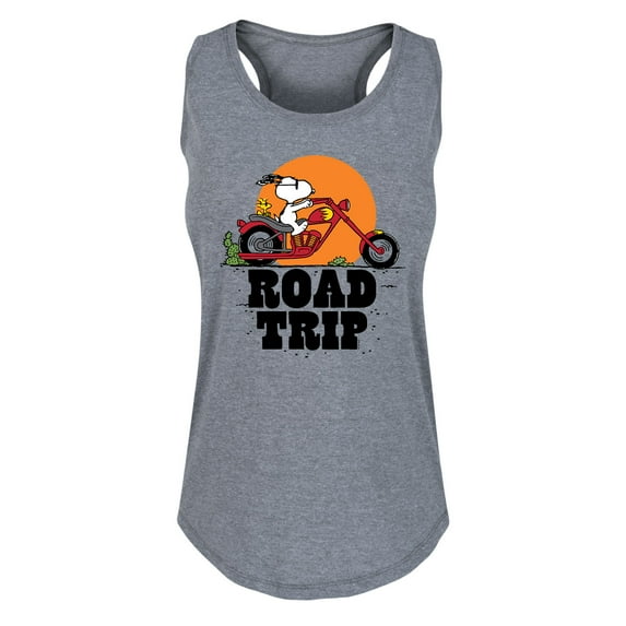 Peanuts - Snoopy Road Trip - Women's Racerback Tank Top