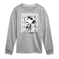 thumbnail image 1 of Peanuts - Snoopy Rock Name Repeat - Toddler And Youth Long Sleeve Graphic T-Shirt, 1 of 5