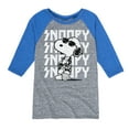 thumbnail image 1 of Peanuts - Snoopy Rock Name Repeat - Toddler And Youth Raglan Graphic T-Shirt, 1 of 5