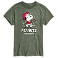 thumbnail image 1 of Peanuts - Snoopy Santa Christmas - Men's Short Sleeve Graphic T-Shirt, 1 of 6