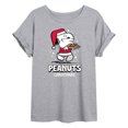 thumbnail image 1 of Peanuts - Snoopy Santa Christmas - Women's Oversized Graphic T-Shirt, 1 of 6