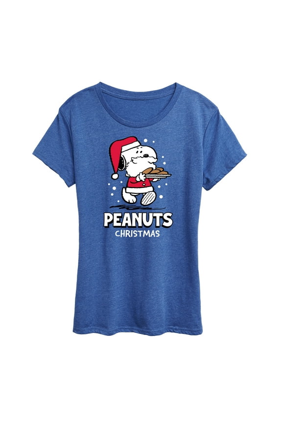 - Snoopy Santa Christmas - Women's Short Sleeve Graphic T-Shirt