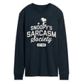 thumbnail image 1 of Peanuts - Snoopy Sarcasm Society - Men's Long Sleeve T-Shirt, 1 of 6