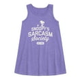 thumbnail image 1 of Peanuts - Snoopy Sarcasm Society - Toddler & Youth Girls A-line Dress, 1 of 5
