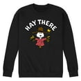 thumbnail image 1 of Peanuts - Snoopy Scarecrow Hay There - Men's Crew Neck Fleece Pullover, 1 of 5