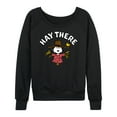 thumbnail image 1 of Peanuts - Snoopy Scarecrow Hay There - Women's Lightweight French Terry Long Sleeve Shirt, 1 of 6
