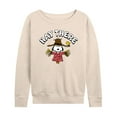 thumbnail image 1 of Peanuts - Snoopy Scarecrow Hay There - Women's Lightweight French Terry Long Sleeve Shirt, 1 of 6