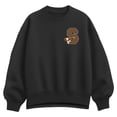 thumbnail image 1 of Peanuts - Snoopy School Football - Women's Oversized Fleece Crew Sweatshirt, 1 of 3