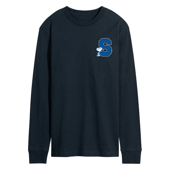 Peanuts - Snoopy School - Men's Long Sleeve Graphic T-Shirt