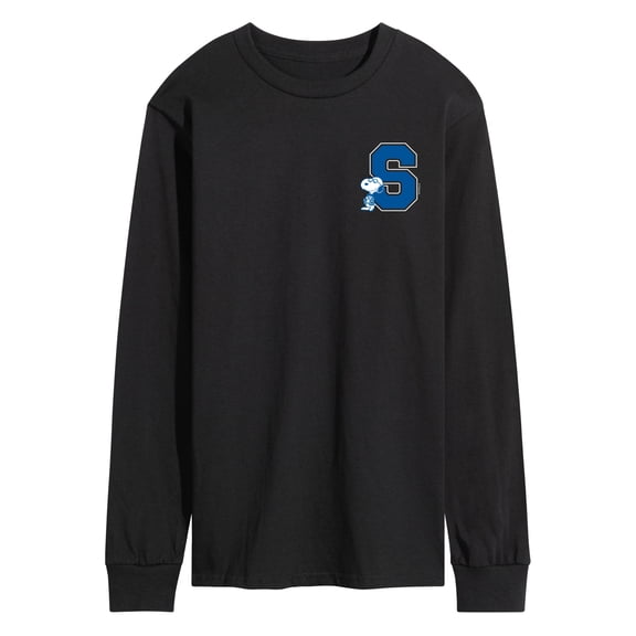 Peanuts - Snoopy School - Men's Long Sleeve Graphic T-Shirt