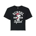 thumbnail image 1 of Peanuts - Snoopy School Squad  - Juniors Cropped Cotton Blend T-Shirt, 1 of 6