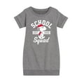 thumbnail image 1 of Peanuts - Snoopy School Squad - Toddler & Youth Girls Fleece Dress, 1 of 6