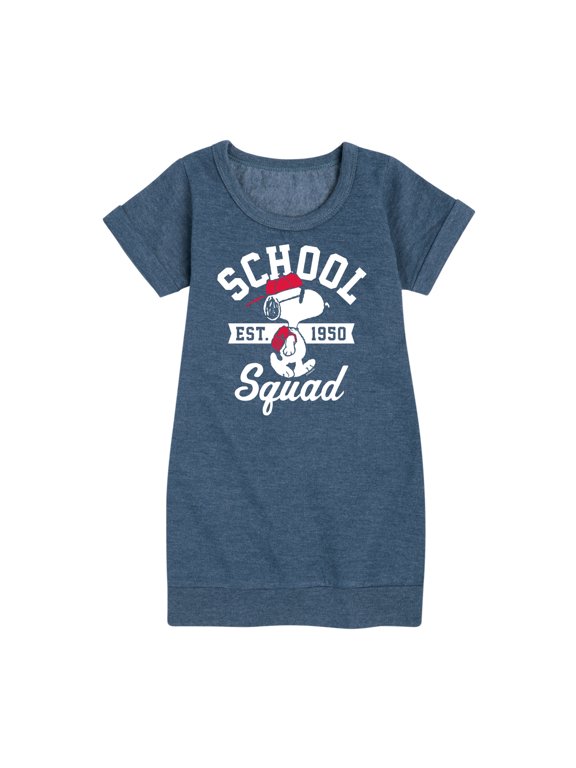 - Snoopy School Squad - Toddler & Youth Girls Fleece Dress