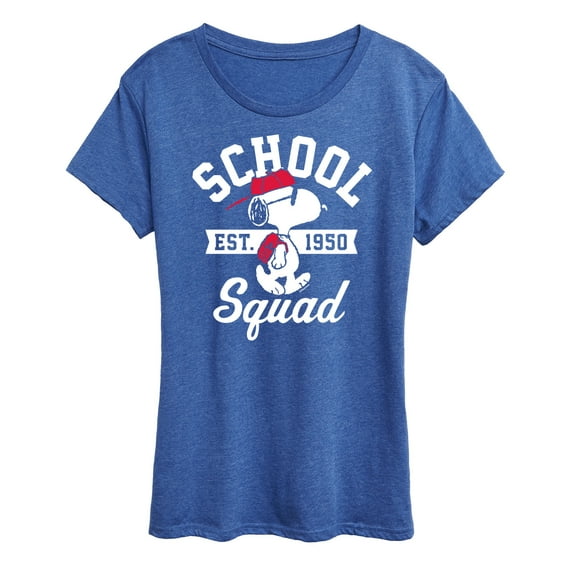 Peanuts - Snoopy School Squad  - Women's Short Sleeve Graphic T-Shirt