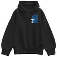 thumbnail image 1 of Peanuts - Snoopy School - Women's Oversized Fleece Hoodie Sweatshirt, 1 of 4