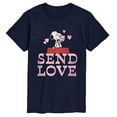 thumbnail image 1 of Peanuts - Snoopy Send Love Short Sleeve Graphic T-Shirt, 1 of 6