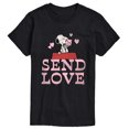 thumbnail image 1 of Peanuts - Snoopy Send Love Short Sleeve Graphic T-Shirt, 1 of 6