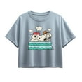 thumbnail image 1 of Peanuts - Snoopy Sibling Pool - Youth Girl Short Sleeve Boxy Tee, 1 of 5