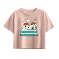 thumbnail image 1 of Peanuts - Snoopy Sibling Pool - Youth Girl Short Sleeve Boxy Tee, 1 of 5