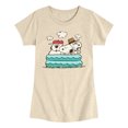 thumbnail image 1 of Peanuts - Snoopy Sibling Pool - Youth Girls Short Sleeve T-Shirt, 1 of 5